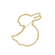 Ducky Rabbit Pin - K.S. Sze & Sons