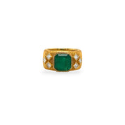 Emerald & Diamond Ring - K.S. Sze & Sons