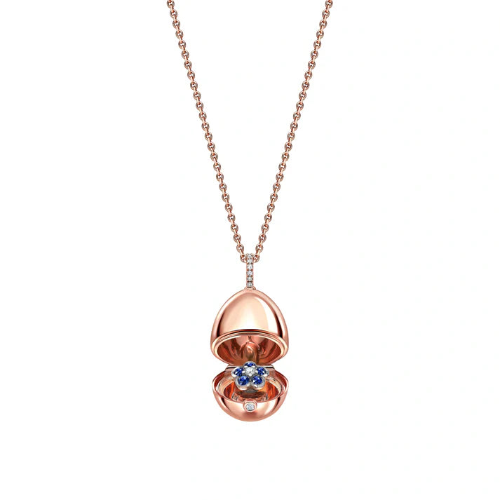 FABERGE Forget Me Not Surprise Locket - K.S. Sze & Sons