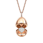 FABERGE Diamond Heart Surprise Locket - K.S. Sze & Sons