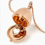 FABERGE Diamond Heart Surprise Locket - K.S. Sze & Sons