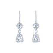 Fancy Shape Diamond Earrings - K.S. Sze & Sons