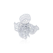 Floral Diamond Brooch - K.S. Sze & Sons