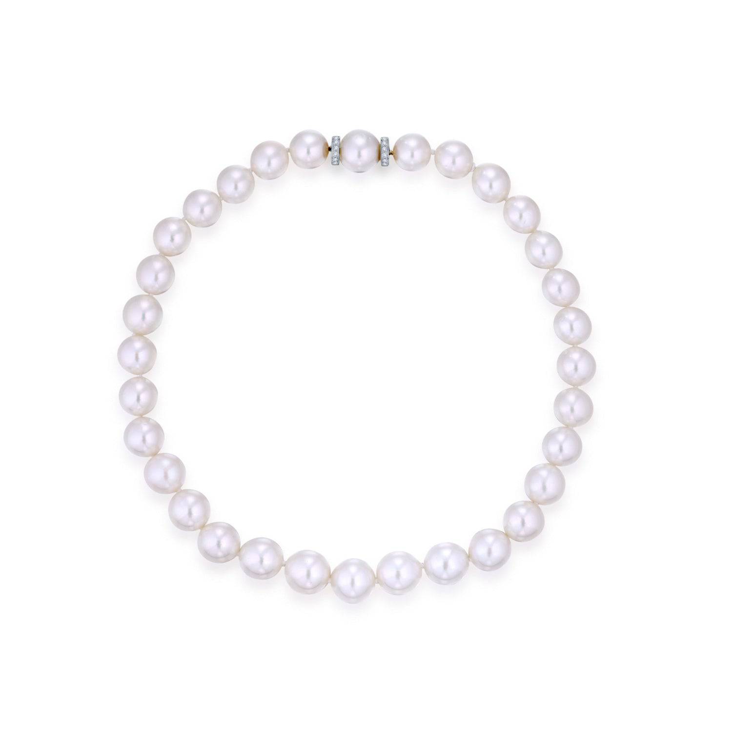 Gala White South Sea Pearl Necklace - K.S. Sze & Sons