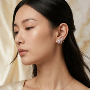 Hoop Row Diamond Earrings - K.S. Sze & Sons