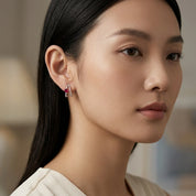 Ruby Diamond Earrings - K.S. Sze & Sons
