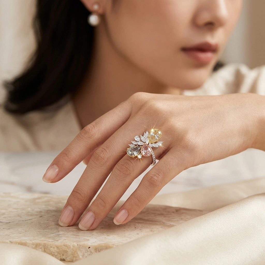 Fancy Color Diamond Ring - K.S. Sze & Sons