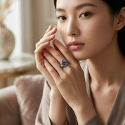Sapphire & Diamond Ring - K.S. Sze & Sons
