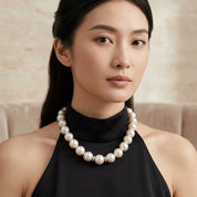 Heirloom White South Sea Pearl Necklace - K.S. Sze & Sons