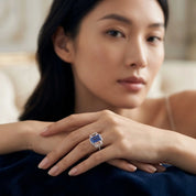 Tanzanite & Morganite Ring - K.S. Sze & Sons