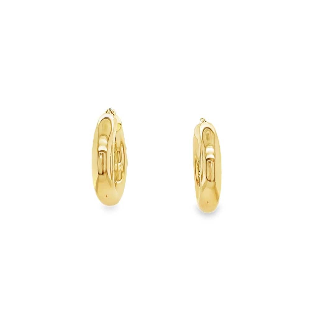 Gold Hoops, Medium - K.S. Sze & Sons