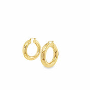 Gold Hoops, Medium - K.S. Sze & Sons