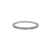 Grey Diamond Line Ring - K.S. Sze & Sons