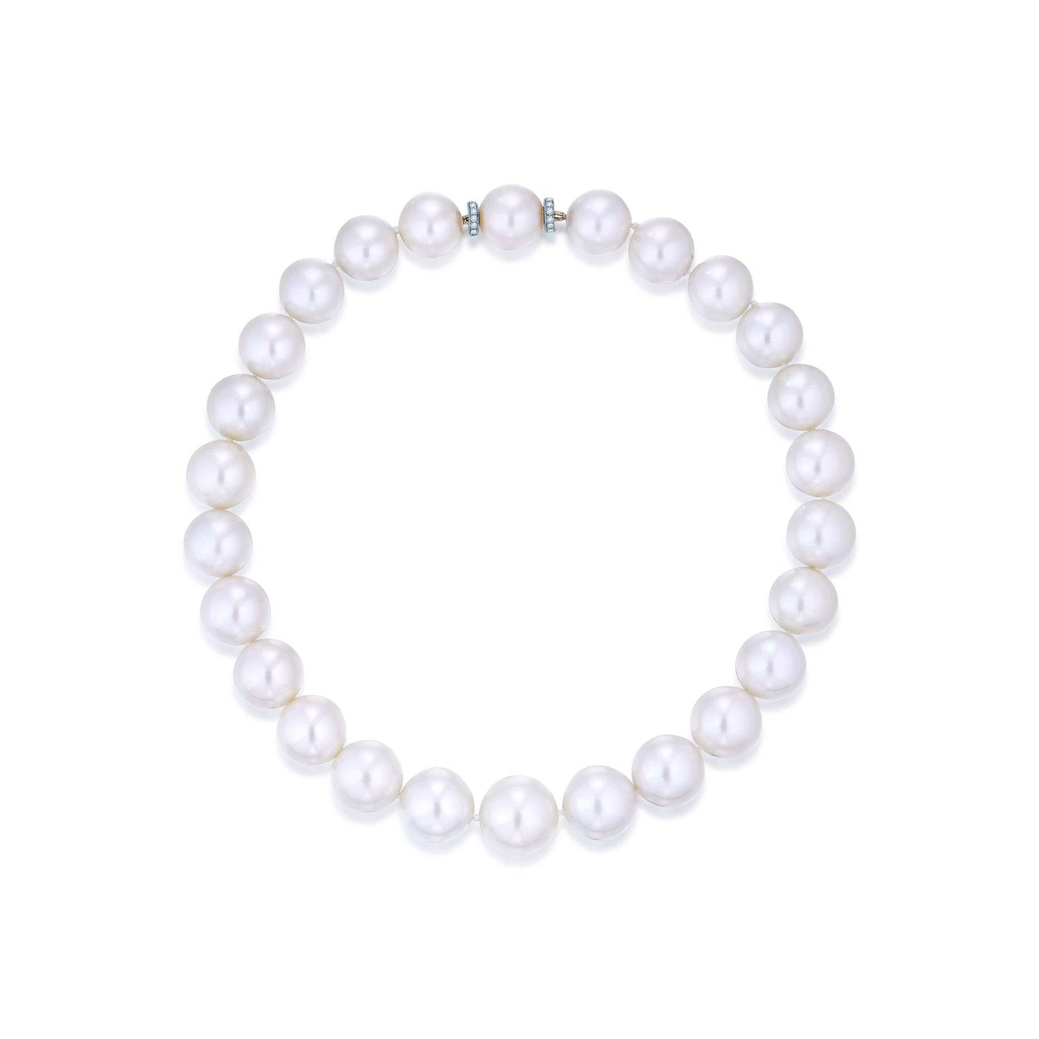 Heirloom White South Sea Pearl Necklace - K.S. Sze & Sons