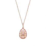 FABERGE Pink Guilloché Enamel Heart Surprise Locket - K.S. Sze & Sons