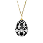 FABERGE Guilloché Enamel Penguin Surprise Locket - K.S. Sze & Sons