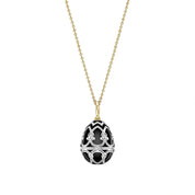FABERGE Guilloché Enamel Penguin Surprise Locket - K.S. Sze & Sons