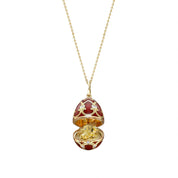 FABERGE Guilloché Enamel Year of the Dragon Surprise Locket - K.S. Sze & Sons