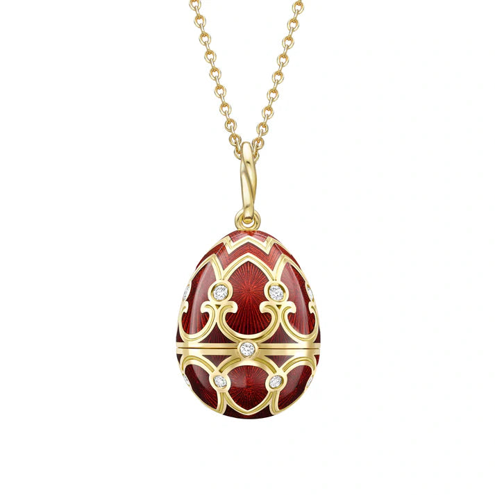 FABERGE Guilloché Enamel Year of the Dragon Surprise Locket - K.S. Sze & Sons