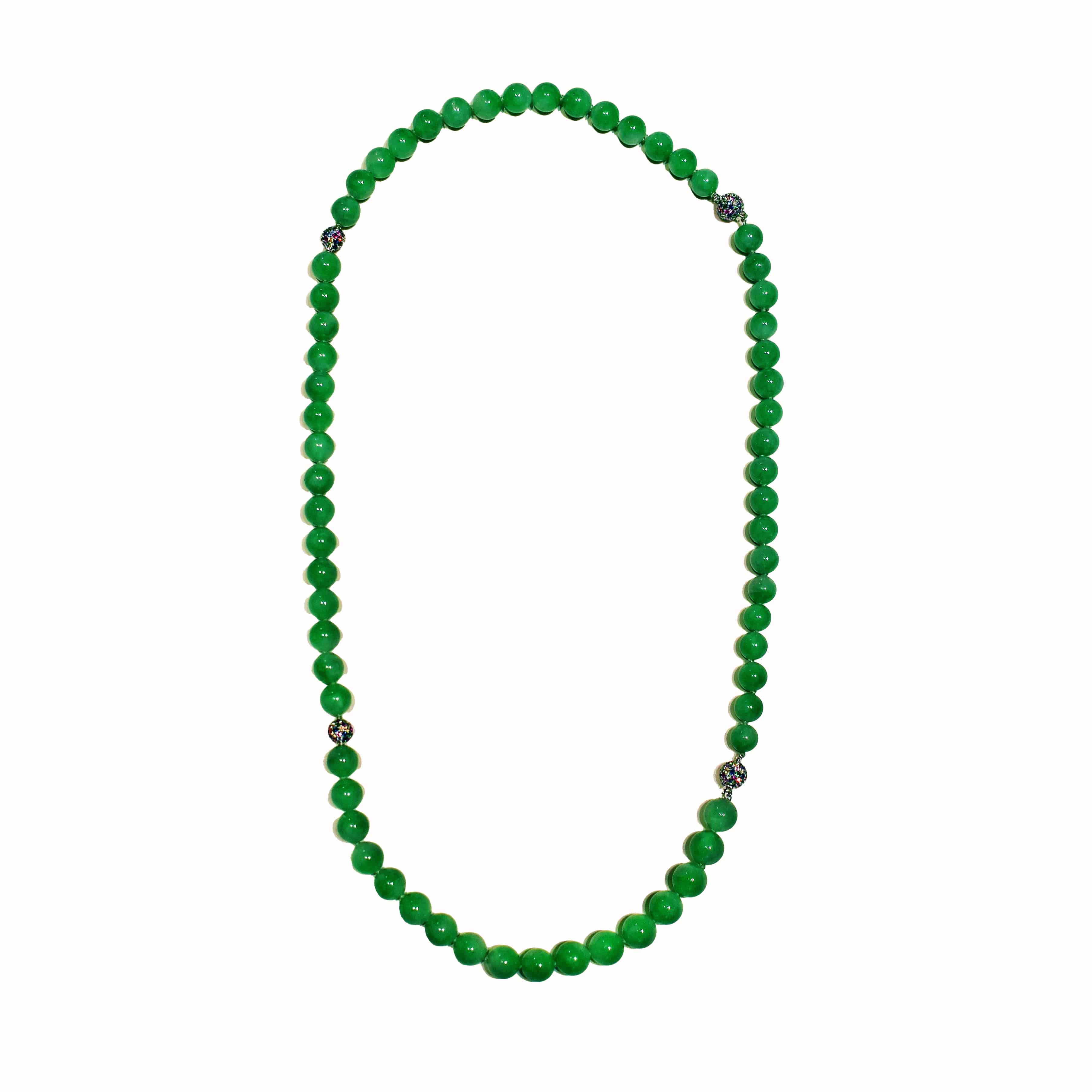 Jade Beads Necklace - K.S. Sze & Sons