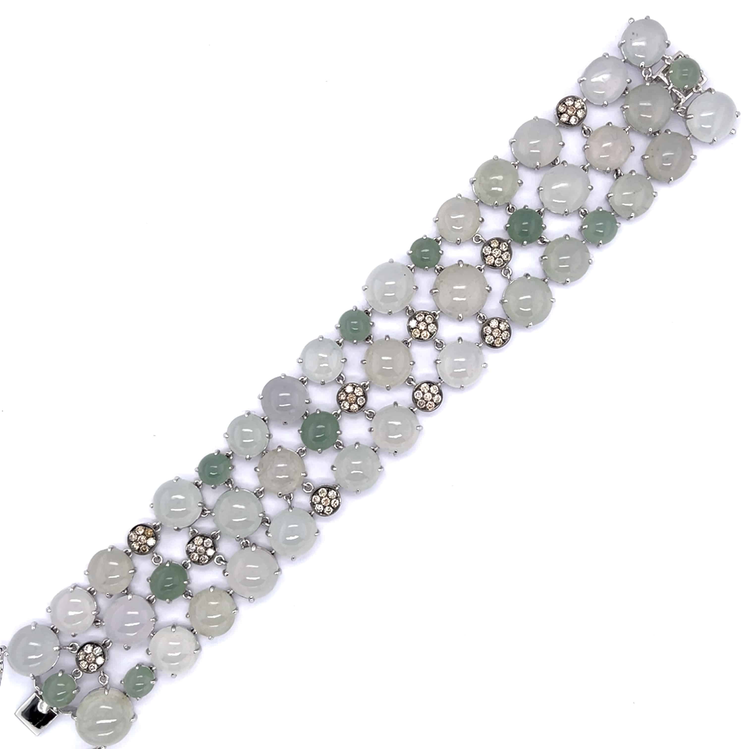 Jade & Diamond Bracelet - K.S. Sze & Sons