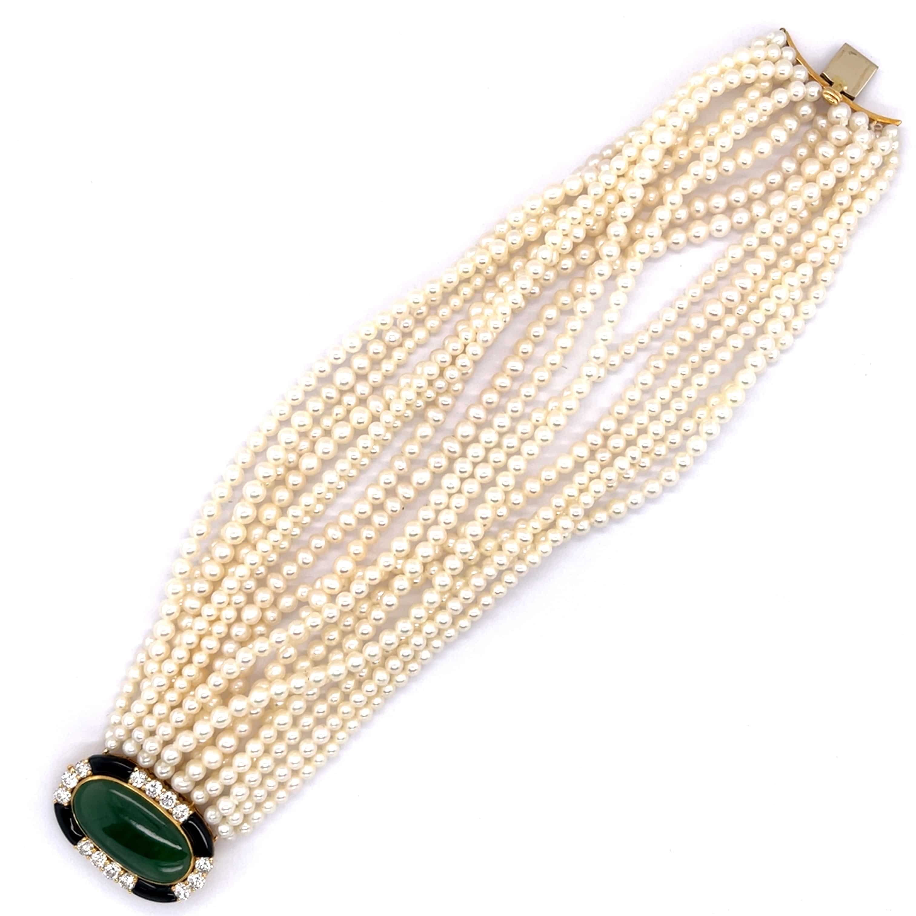 Jade & Pearl Bracelet