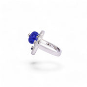 Jade, Tanzanite, Sapphire & Diamond Ring - K.S. Sze & Sons