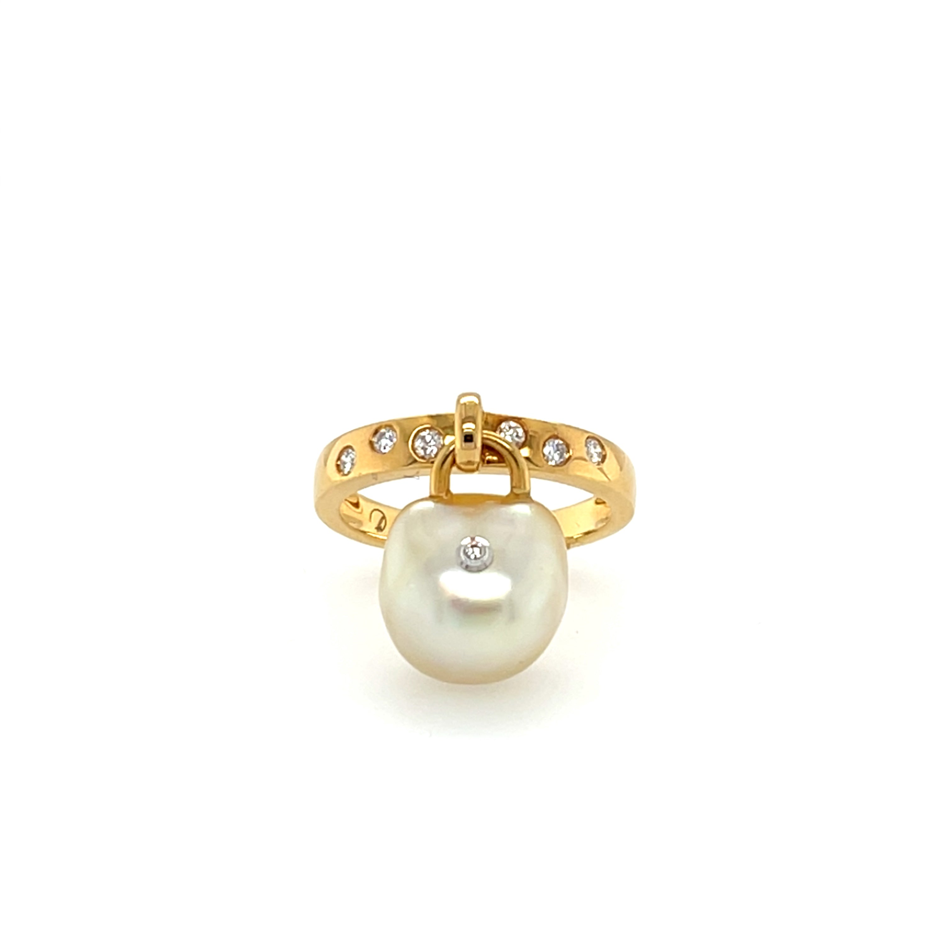 Keshi Pearl "Bell" Ring - K.S. Sze & Sons