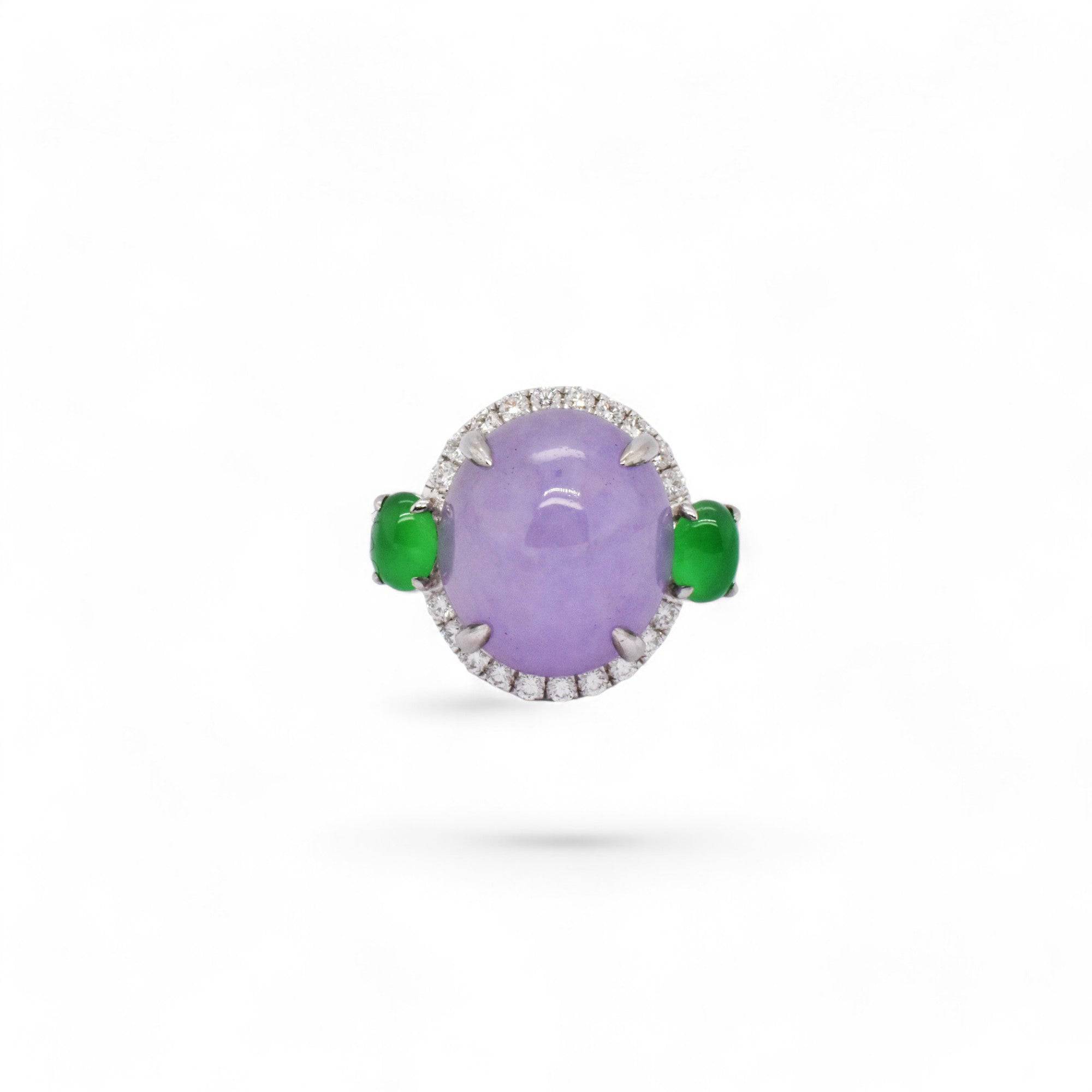 Lavender Jade Garden Ring - K.S. Sze & Sons