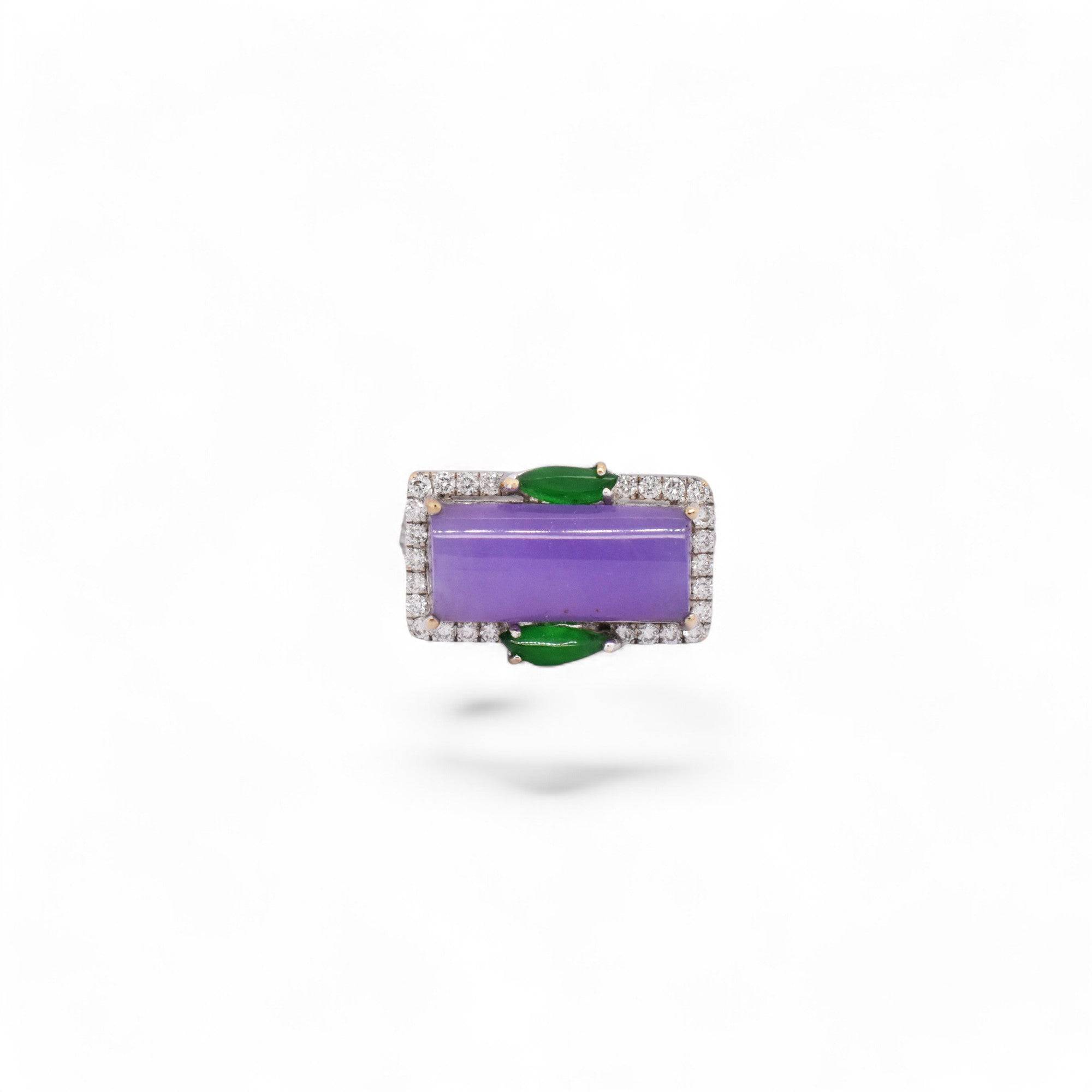 Lavender Jade Ring - K.S. Sze & Sons