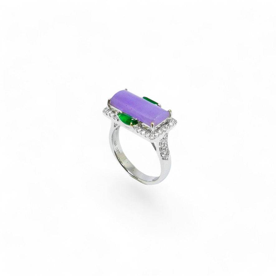 Lavender Jade Ring - K.S. Sze & Sons