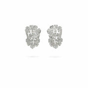 Leave Shaped Diamond Earrings