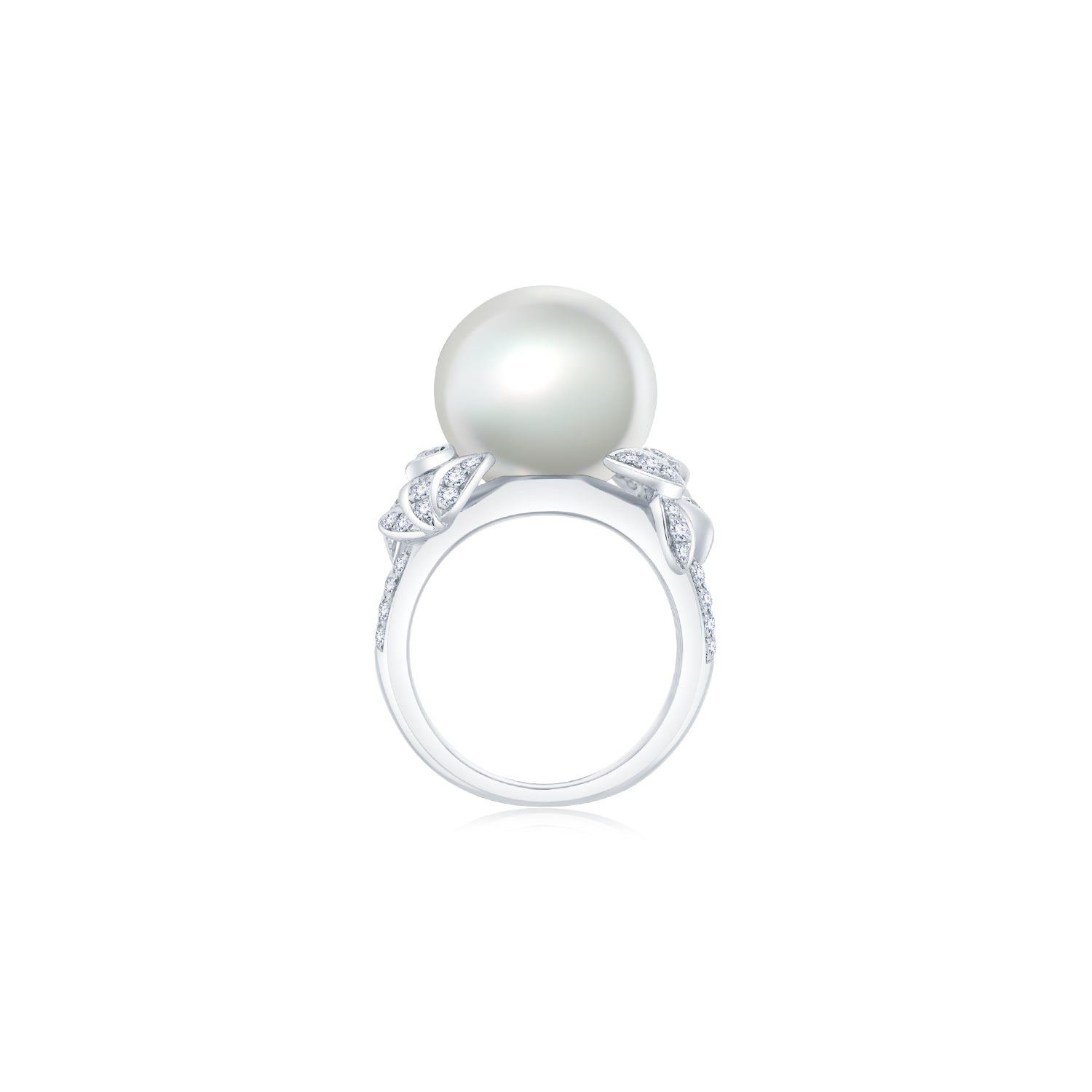 Luxe White South Sea Pearl Ring - K.S. Sze & Sons