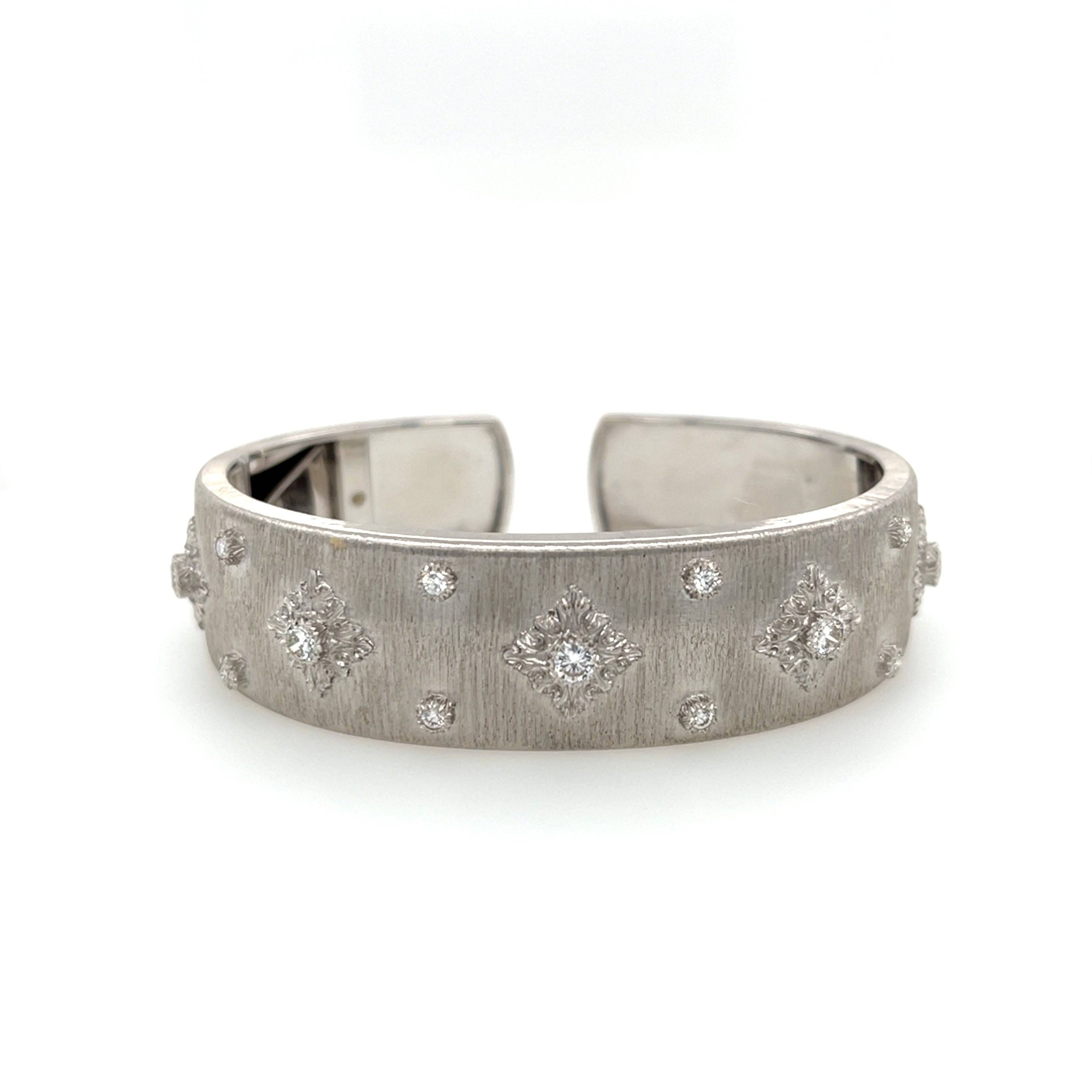 Mario Buccellati Diamond Bangle - K.S. Sze & Sons