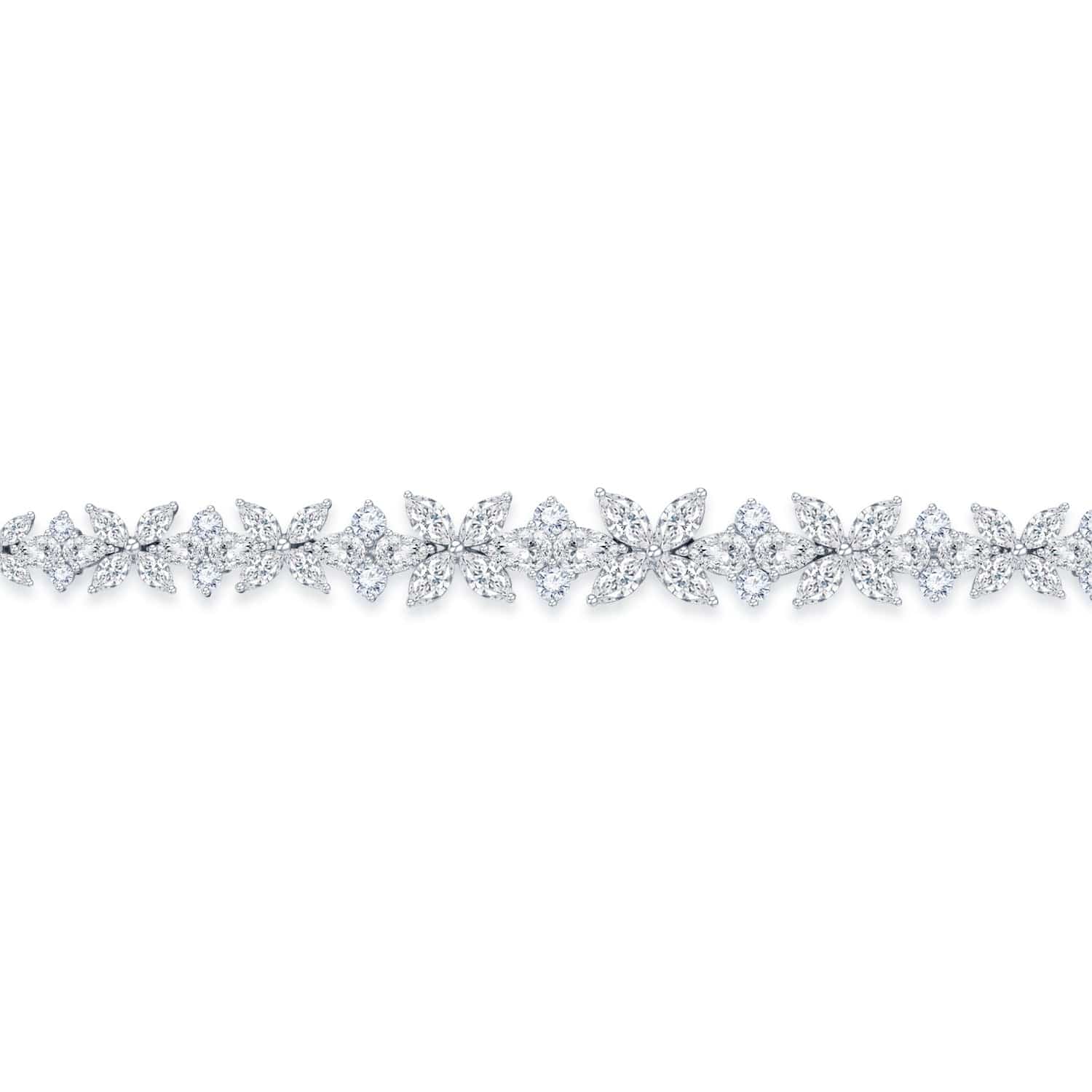 Marquise Shaped Diamond Necklace - K.S. Sze & Sons