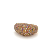 Multicolored Sapphire Cocktail Ring - K.S. Sze & Sons
