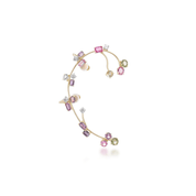 Multicolored Sapphire Ear Cuff - K.S. Sze & Sons