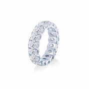 Oval-Shaped Diamond Eternity Ring (GIA Certificate) - K.S. Sze & Sons