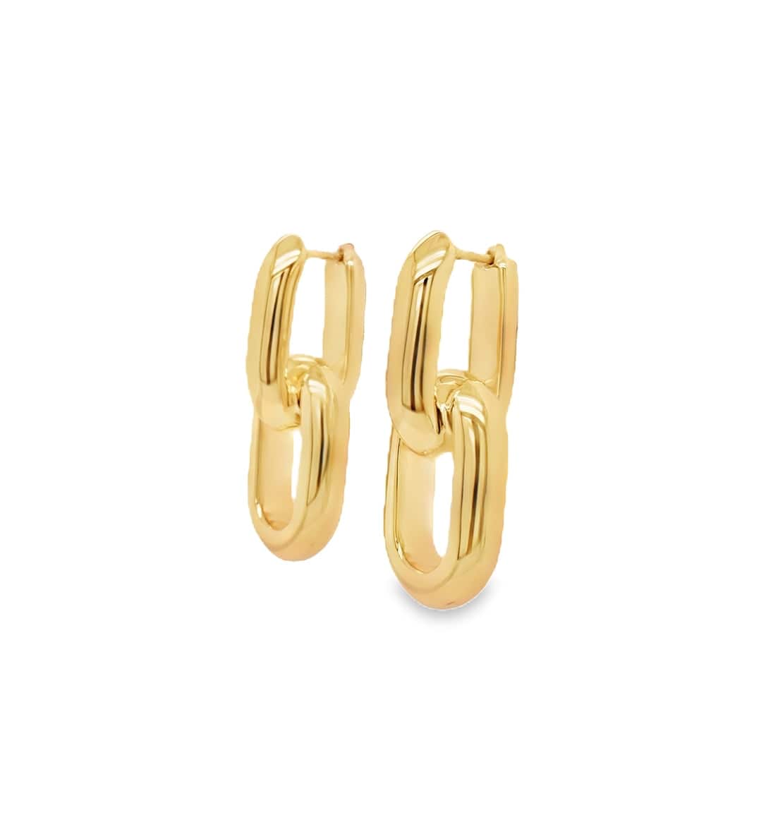 Oversized Link Earrings - K.S. Sze & Sons