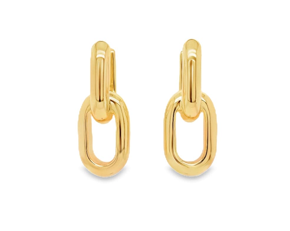 Oversized Link Earrings - K.S. Sze & Sons