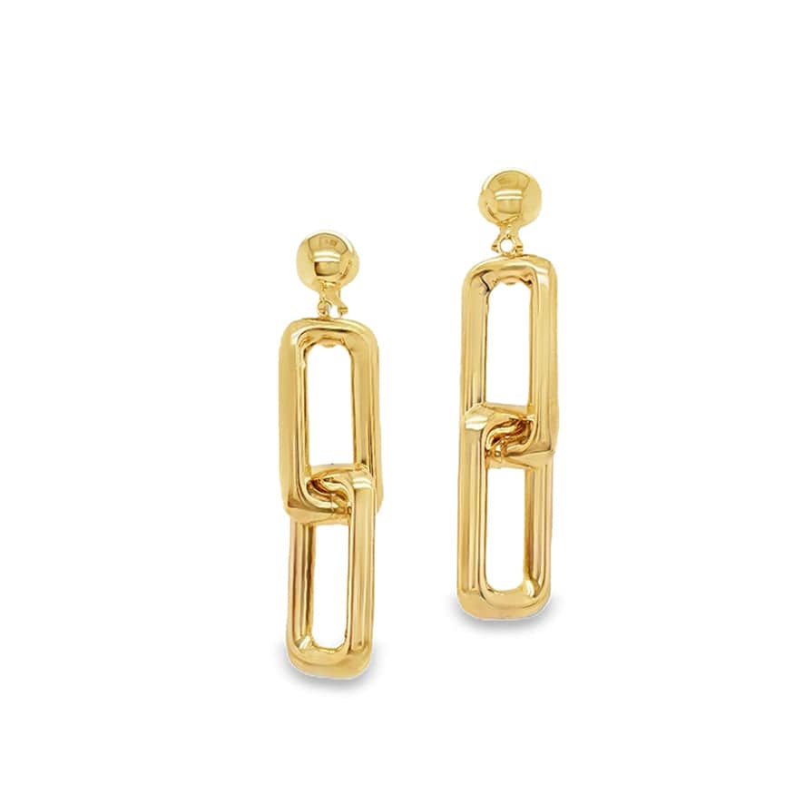 Oversized Link Earrings, XL - K.S. Sze & Sons