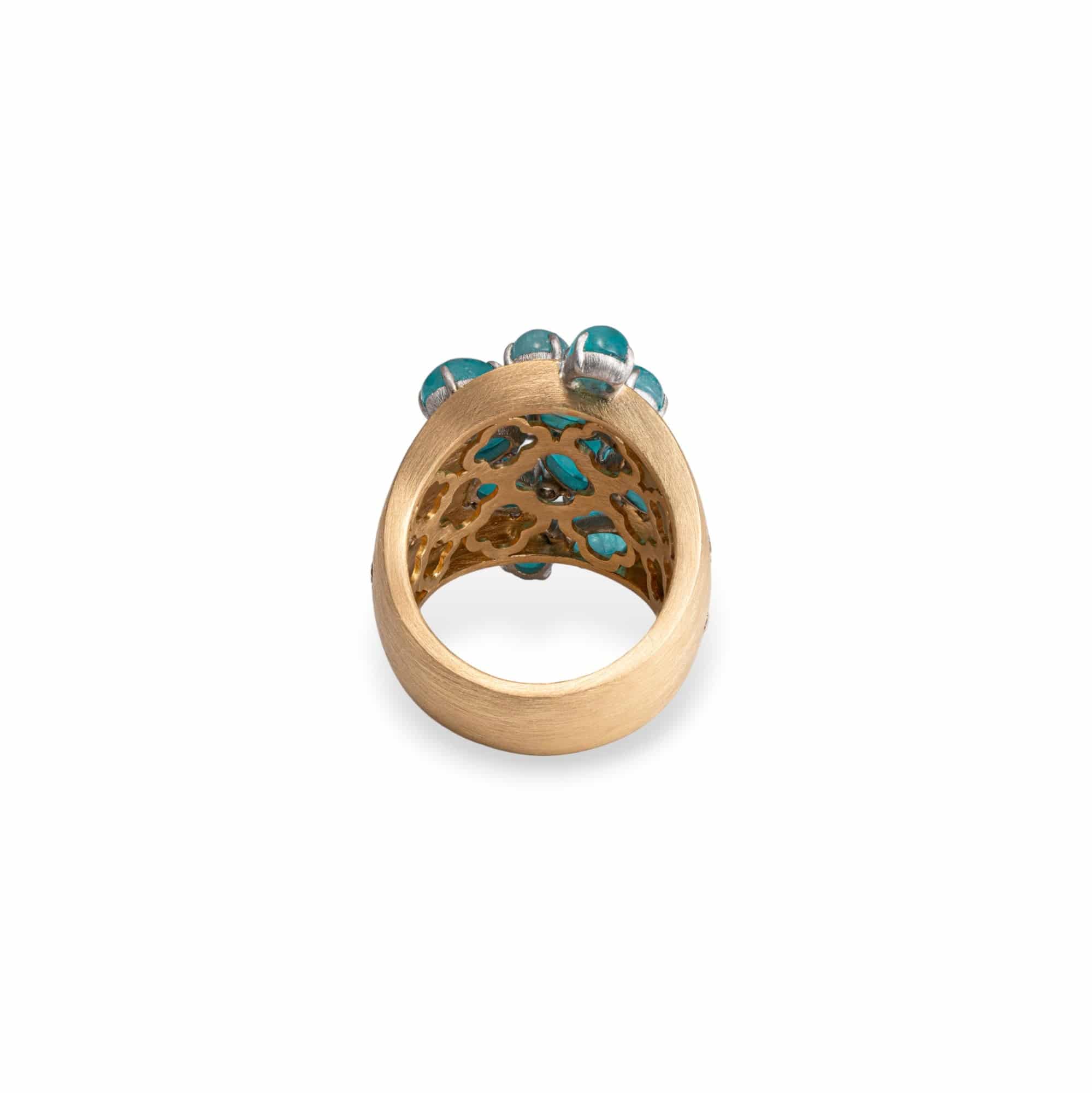 Paraiba & Diamond Ring - K.S. Sze & Sons