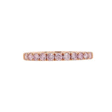 Pink & White Diamond Ring