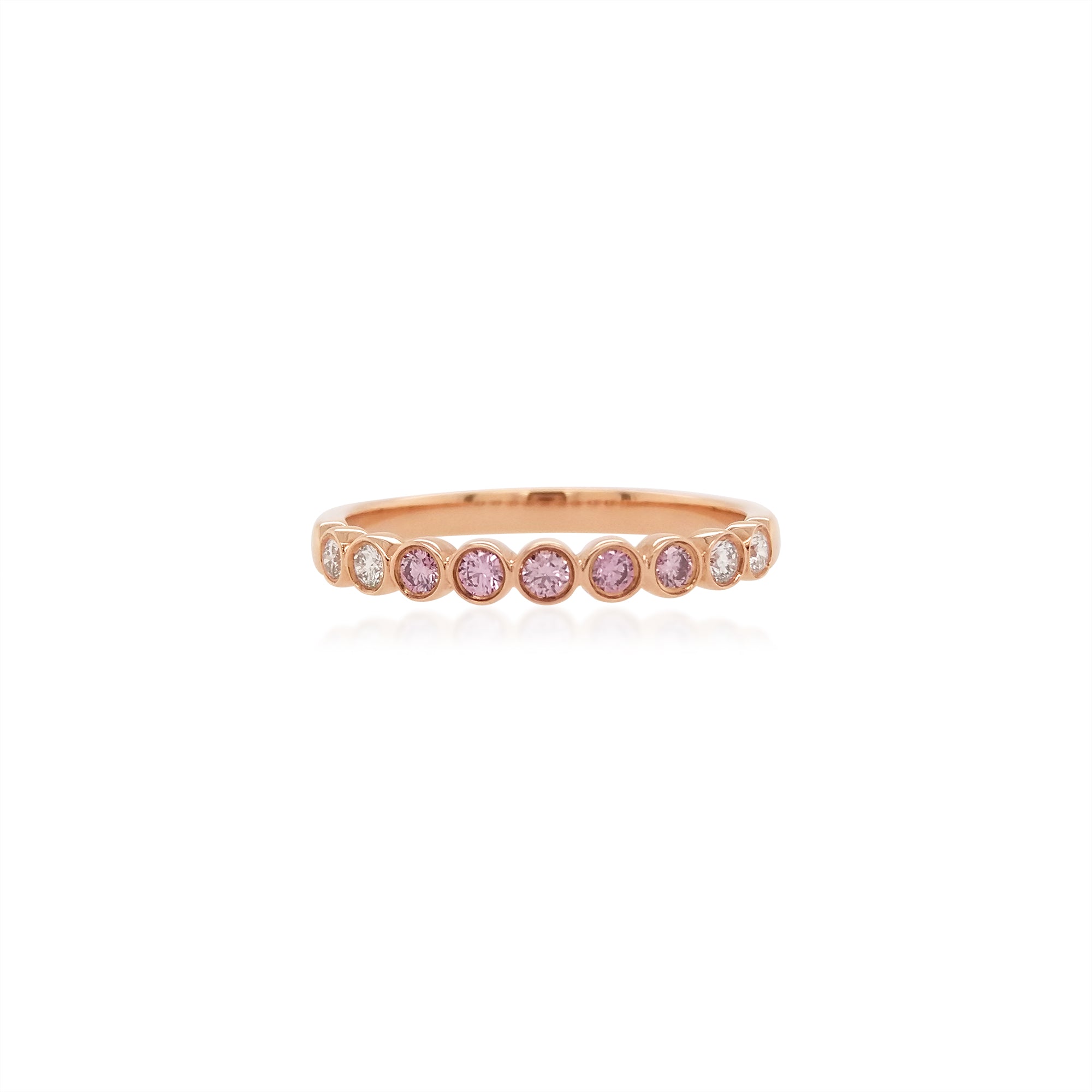 Pink & White Diamond Ring - K.S. Sze & Sons