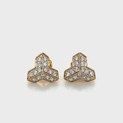 White Diamond Earrings