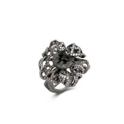 Rough Diamond Floral Ring - K.S. Sze & Sons