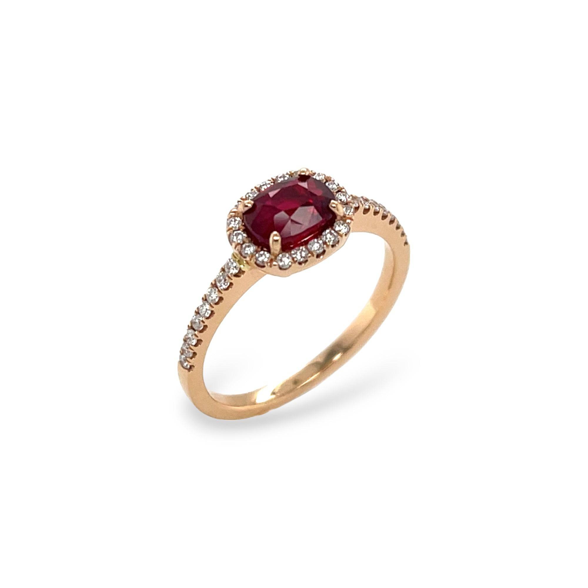 Ruby & Diamond Ring - K.S. Sze & Sons