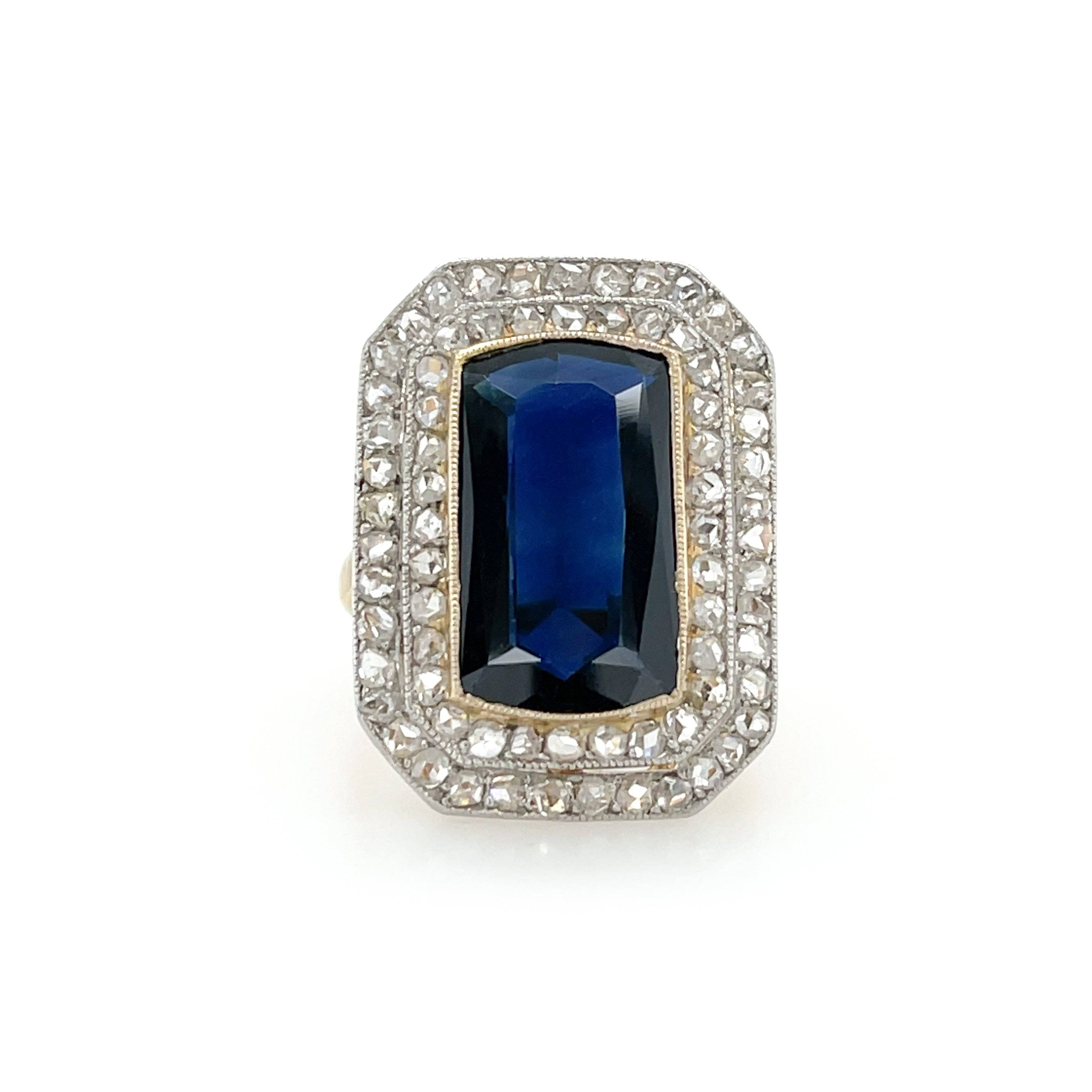 Sapphire & Diamond Ring - K.S. Sze & Sons