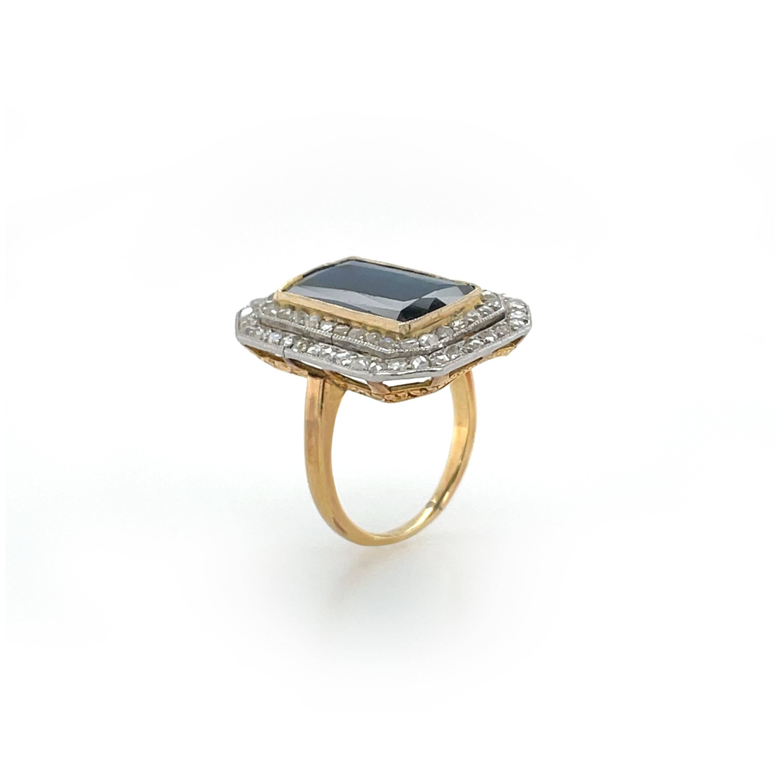 Sapphire & Diamond Ring - K.S. Sze & Sons