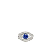 Sapphire & Diamond Ring - K.S. Sze & Sons